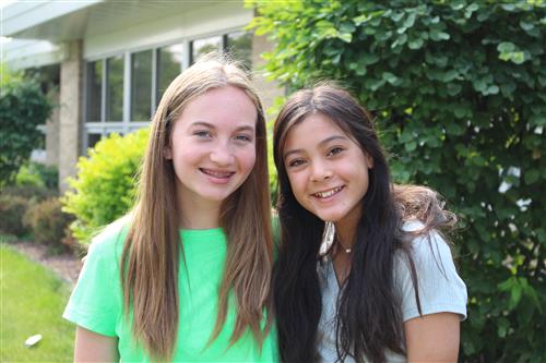 Aspen Usalis and Molly Clarin